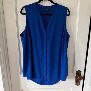 Apt. 9 Vibrant Blue V-Neck Blouse